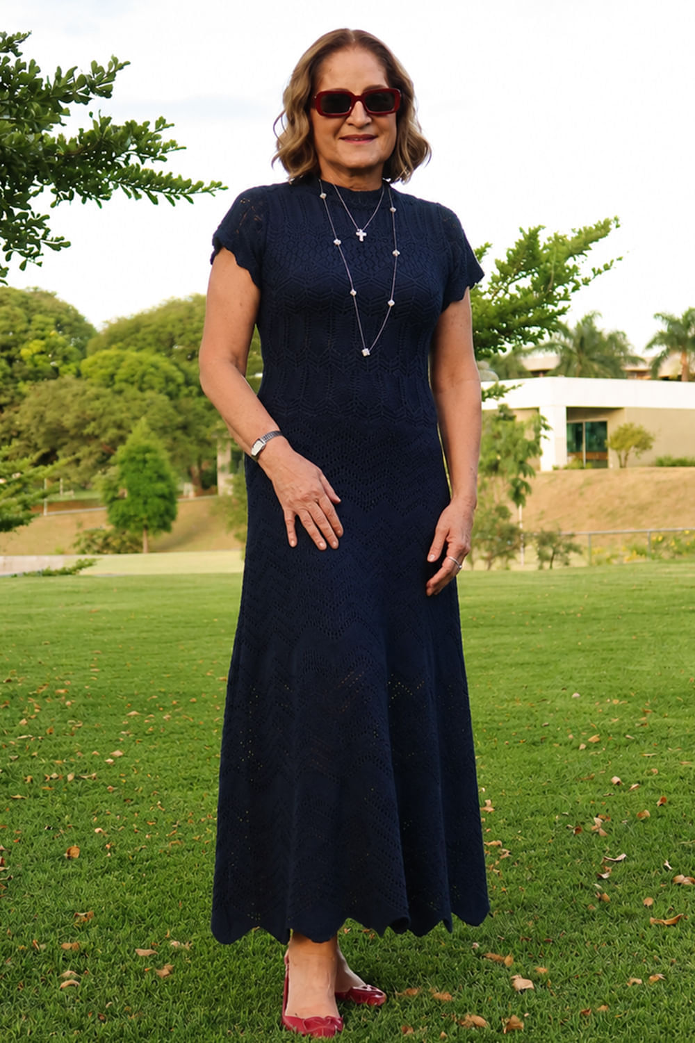 Vestido Tricot Midi Alessandra Marinho
