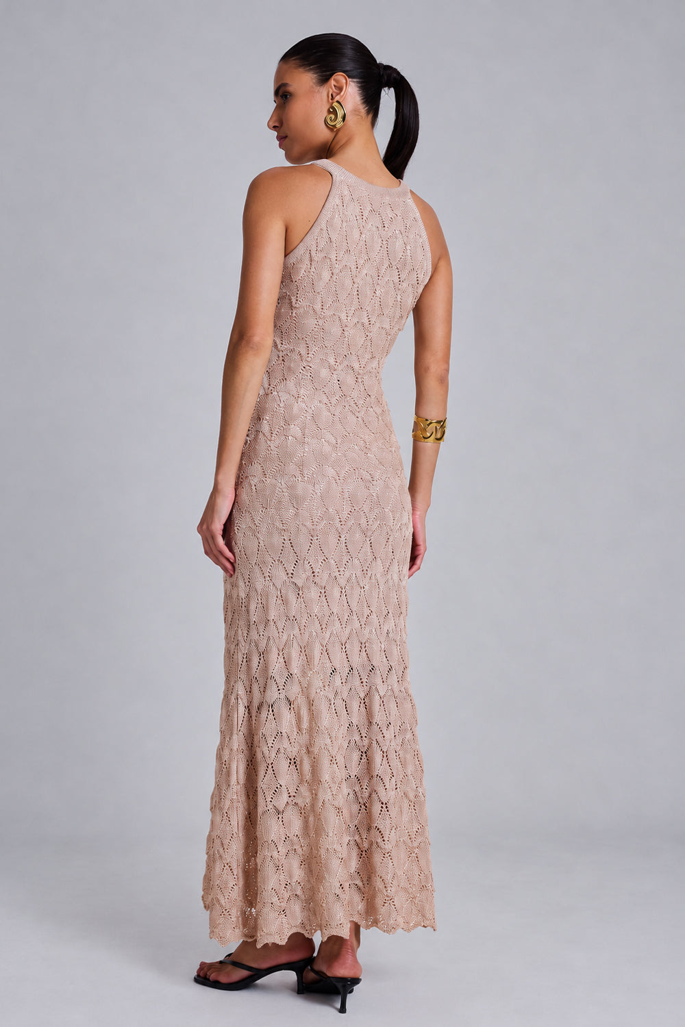 Vestido Tricot Midi Mel Nata