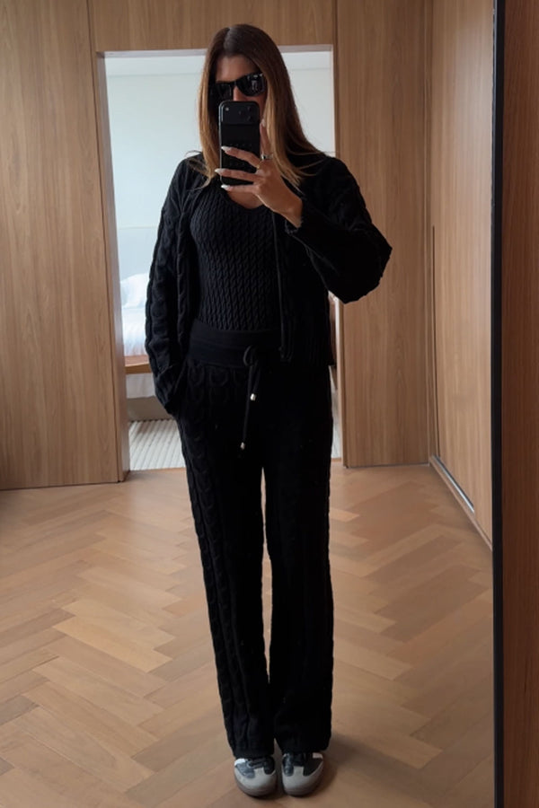 Jaqueta Tricot Roberta Preto