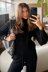Jaqueta Tricot Roberta Preto