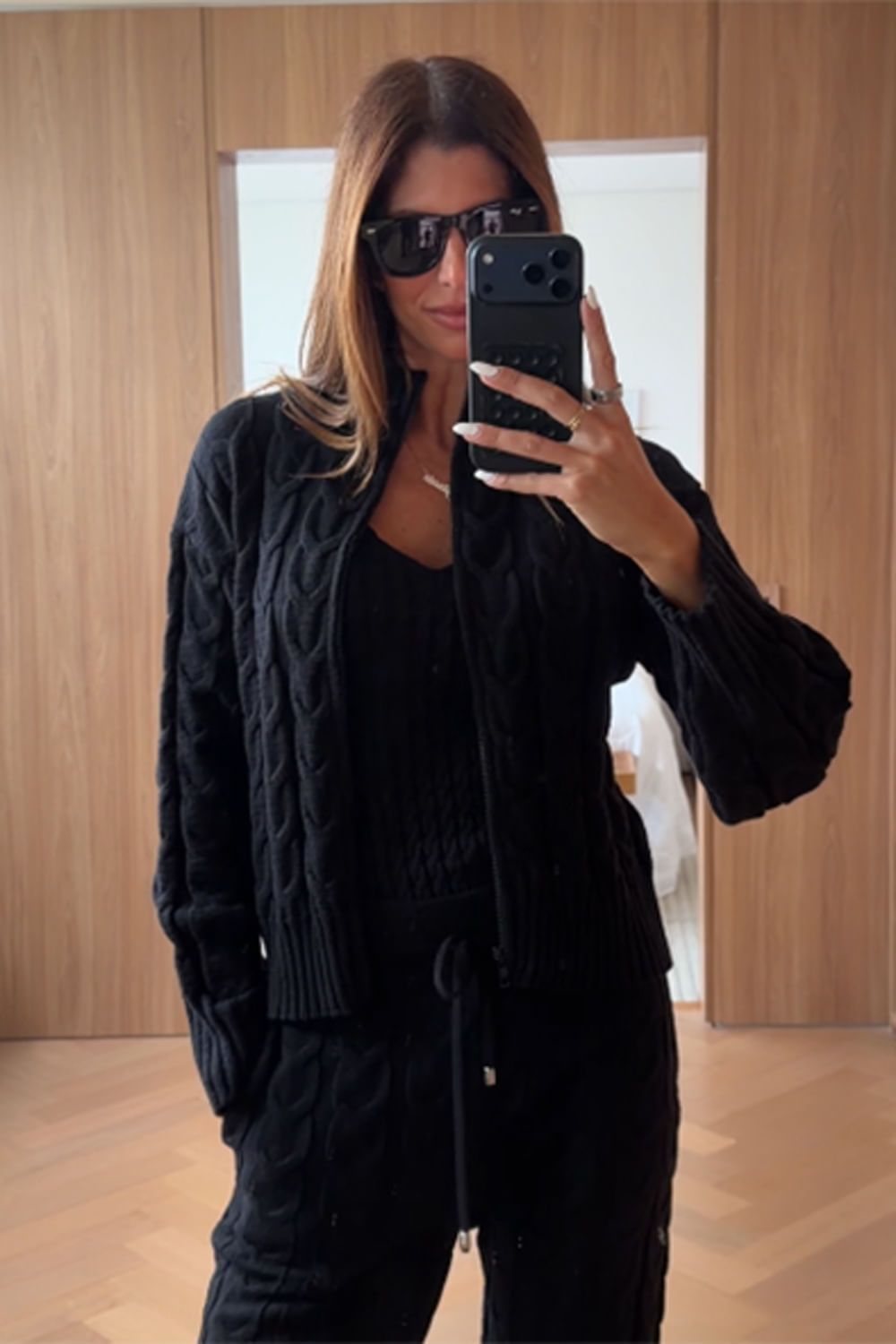 Jaqueta Tricot Roberta Preto