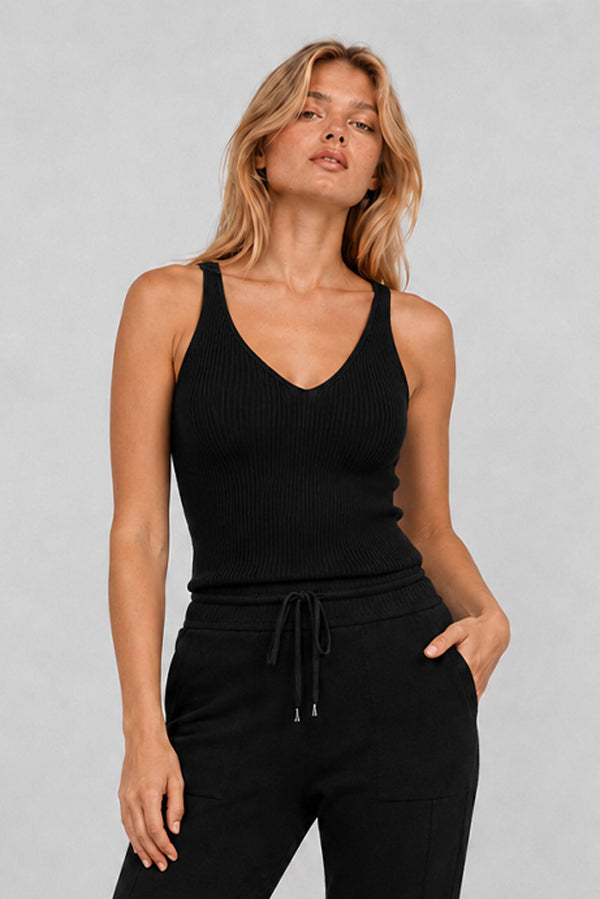 Regata Tricot Bia Preto