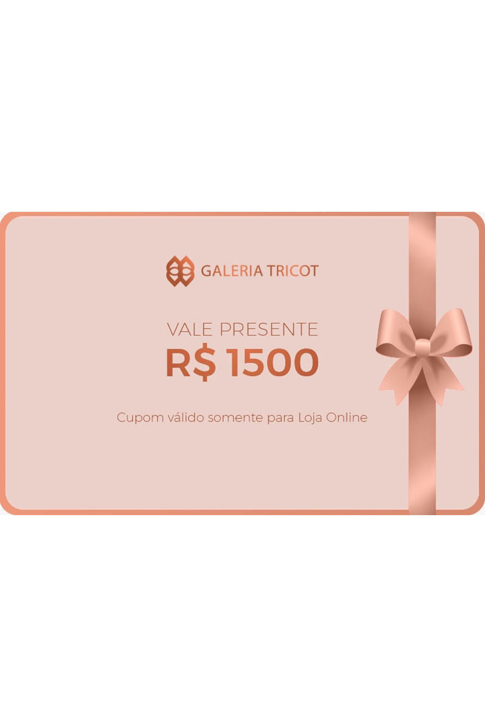 VALE PRESENTE R$1.500