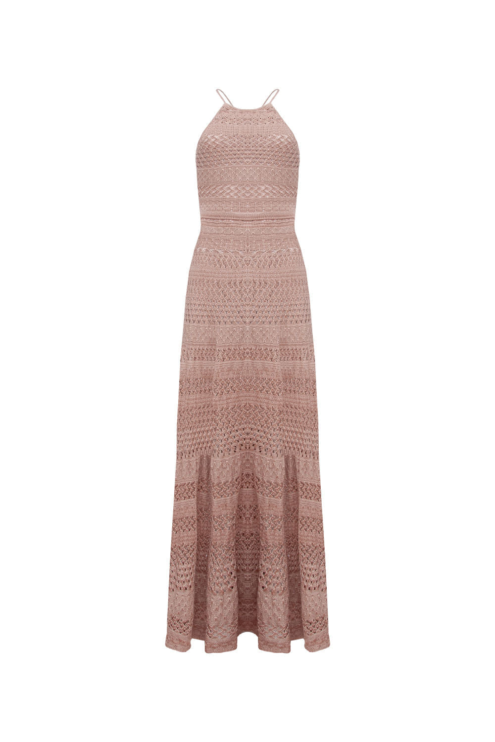 Vestido Tricot Midi Luma Champagne
